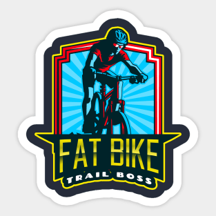 Fat Bike Trail Boss Sticker